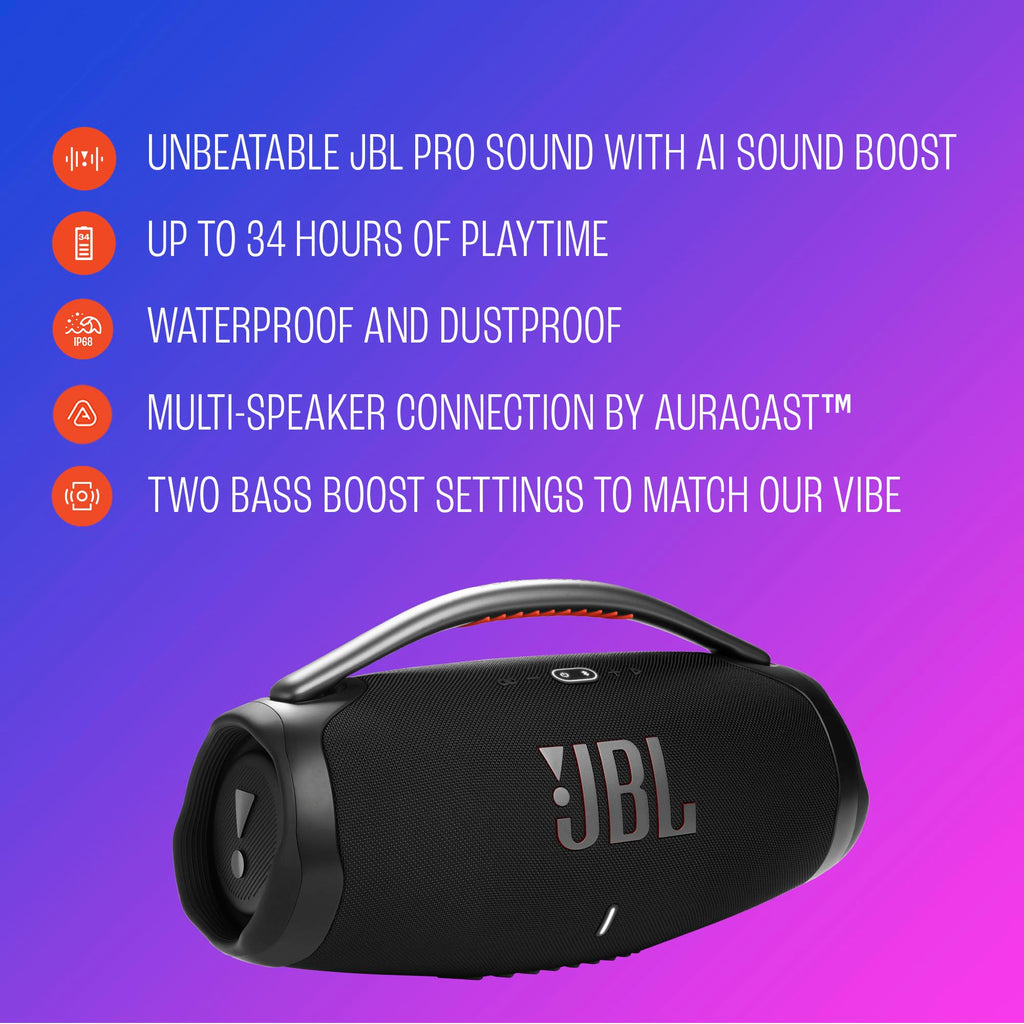 Portable Bluetooth Speaker Black W265121