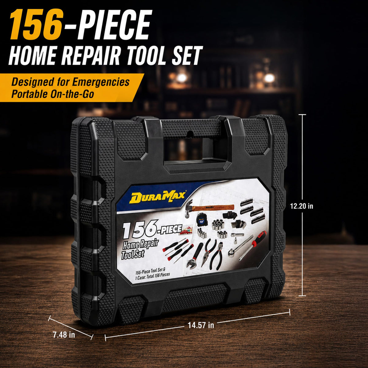 156-Piece Tool Kit with Storage Case W5364