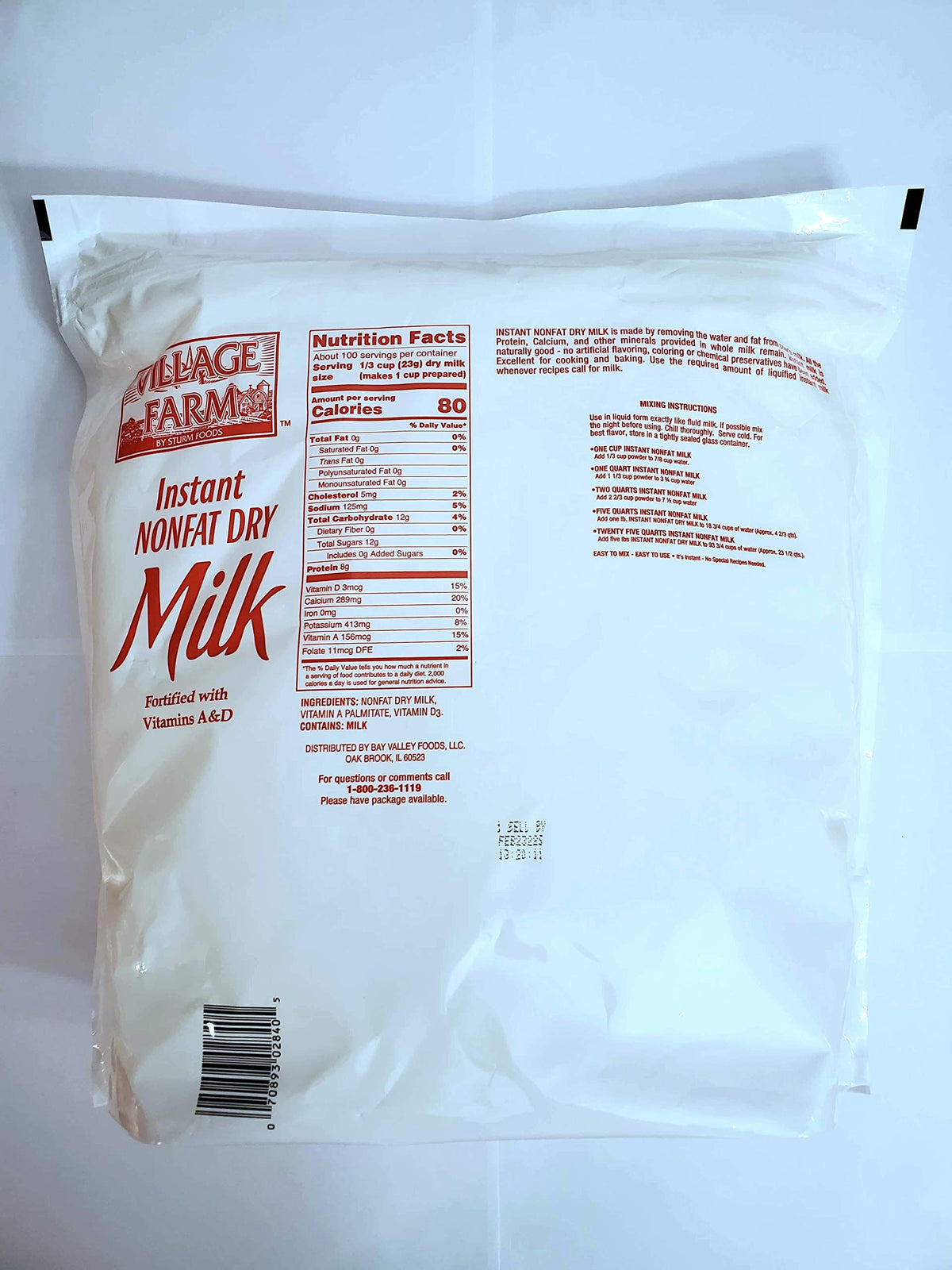 Instant Nonfat Dry Milk 5lbs T5641