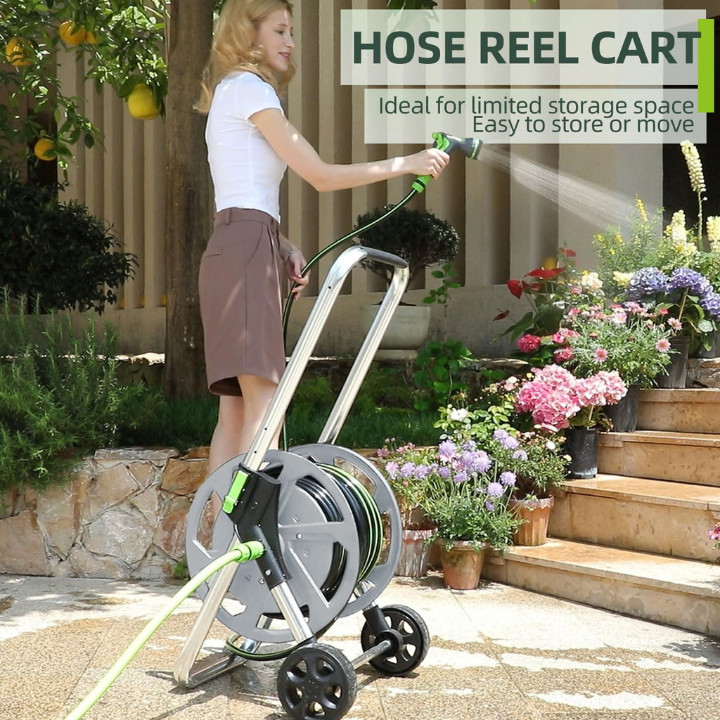 Garden Hose Reel Cart B505566