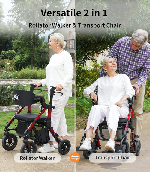 2 in 1 Walker Wheelchair Combo Z348