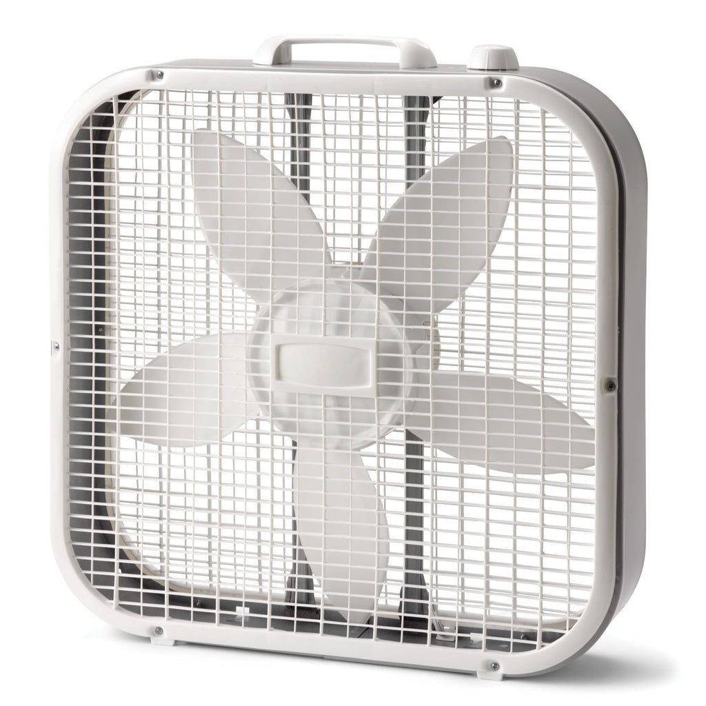 20" Classic Box Fan, 3 Speeds, White A399