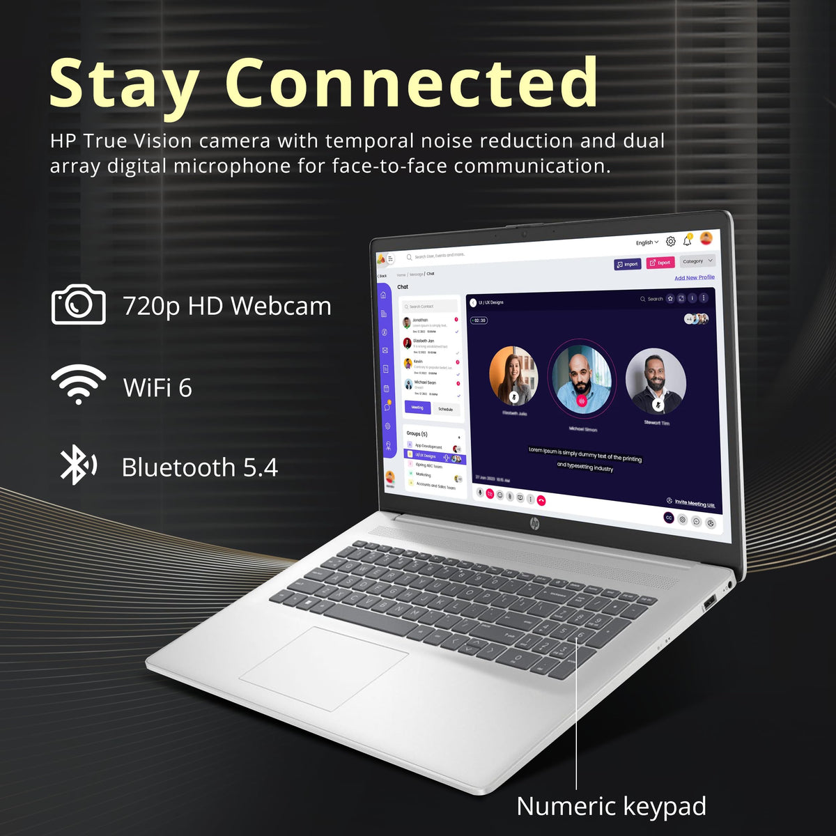 17.3" HD+ Touchscreen Laptop, AMD Ryzen 5, 16GB RAM, 1.5TB Storage, Silver G8576
