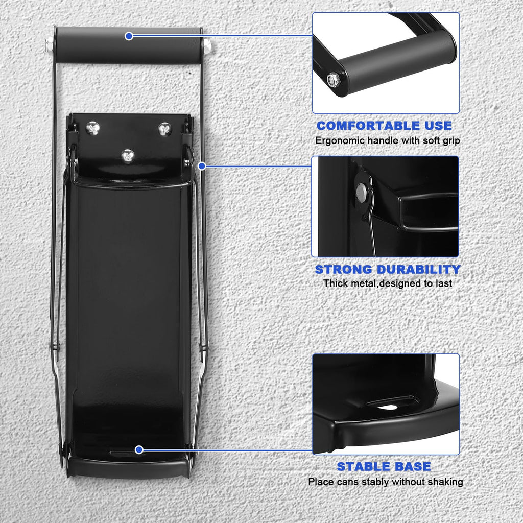 Wall Mounted Can Crusher with Bottle Opener F476
