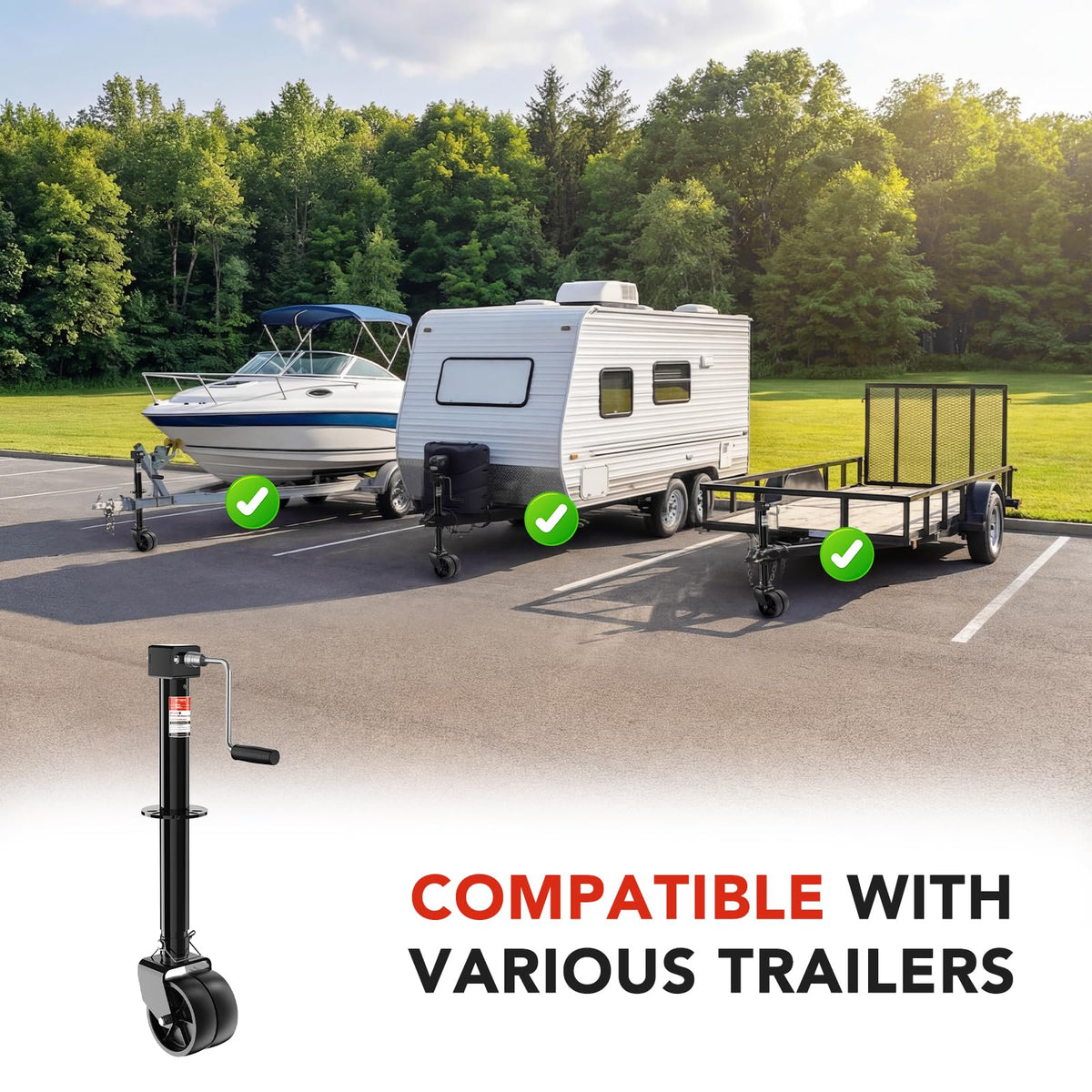 A-Frame Trailer Jack 2-in-1 D201
