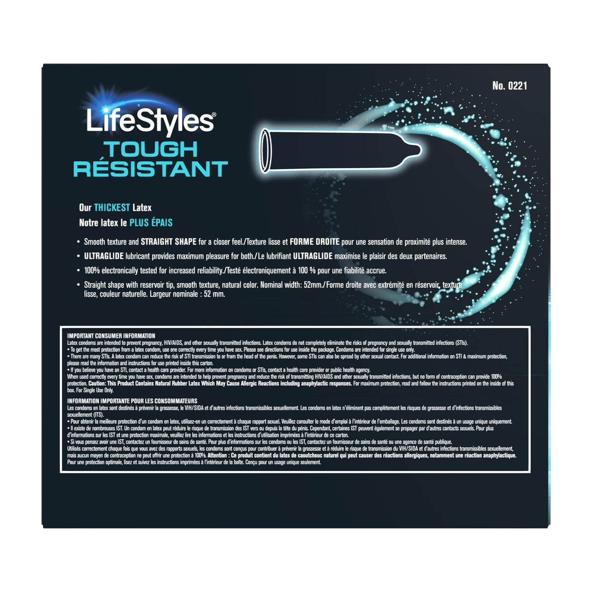 Natural Rubber Lubricated Condoms 48 Count K1556