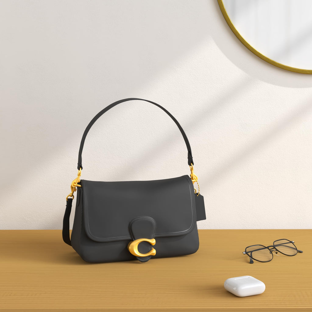 Soft Calf Leather Shoulder Bag A8043
