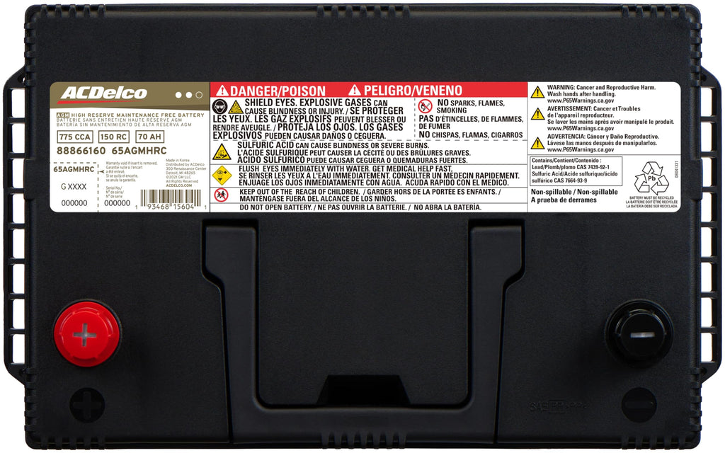 AGM BCI Group 65 Battery C8929