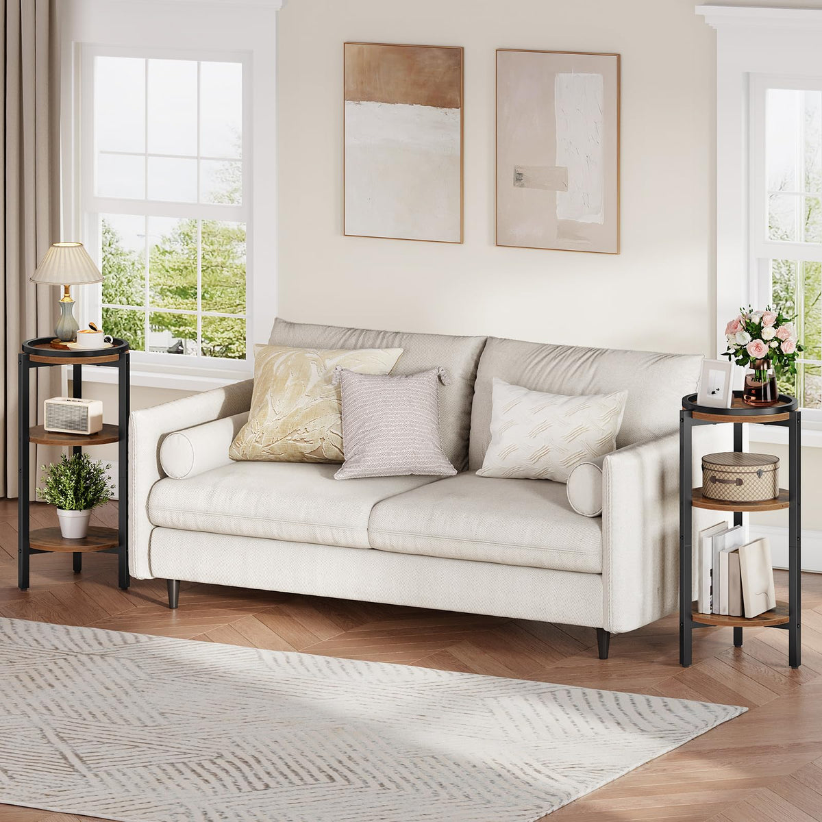 Small Round 3-Tier Side Table R31684