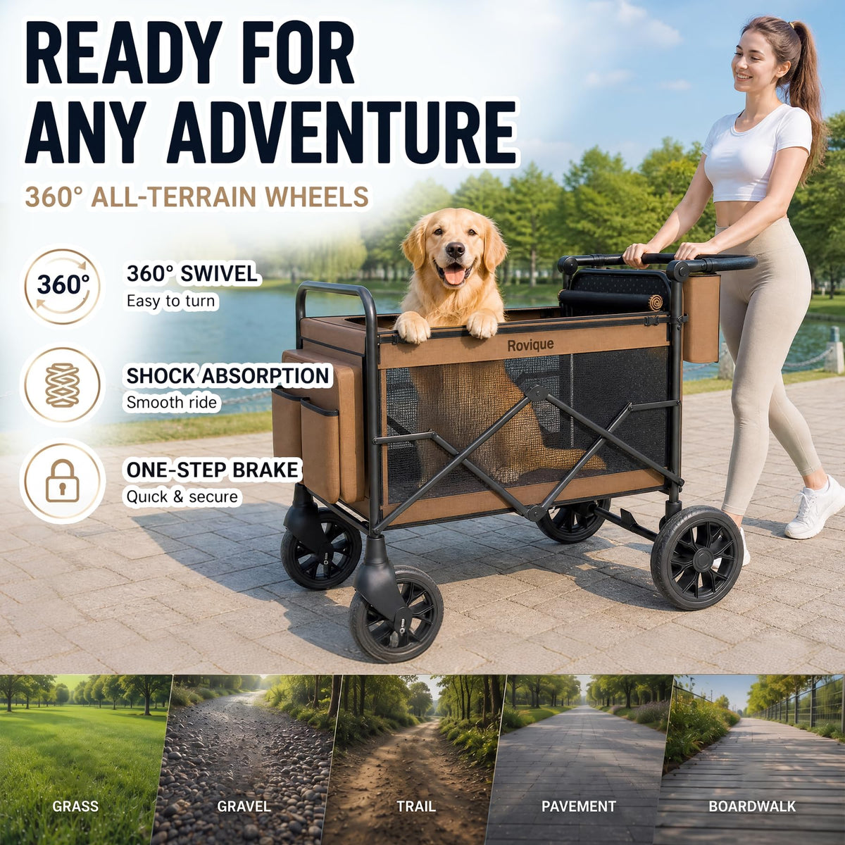 Foldable Dog Stroller X623