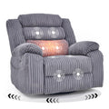 Power Swivel Rocker Recliner Chair with Vibration & Heat Q972059