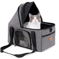 Top-Expandable Cat Carrier with Semi-Open Canopy M5510