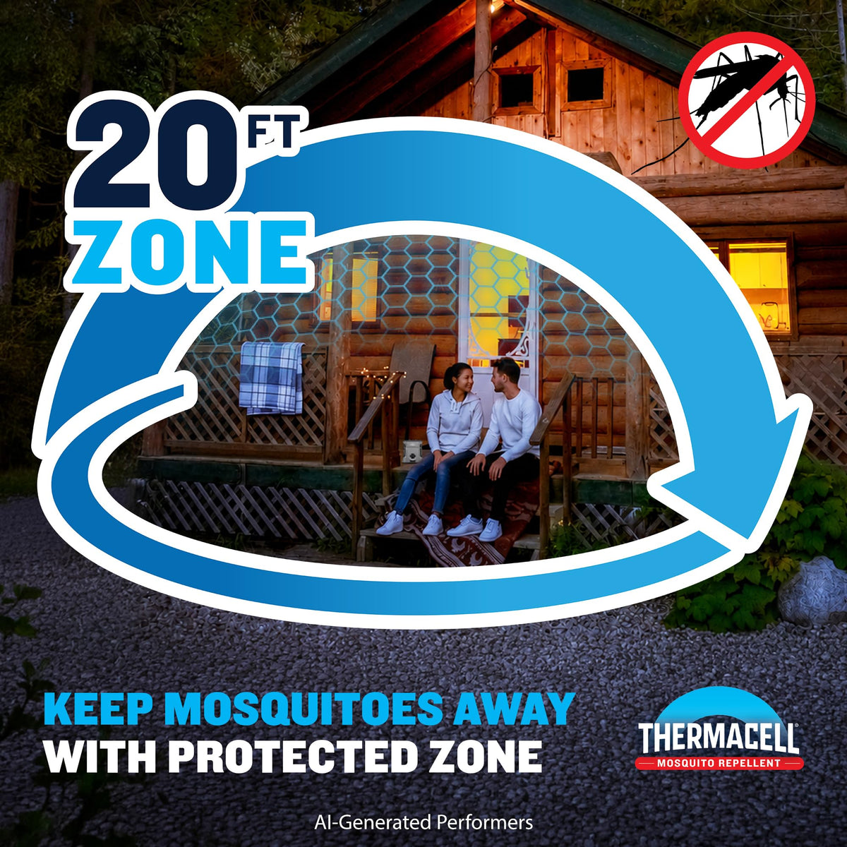 Rechargeable Mosquito Repellent with 9-Hour Battery C1401