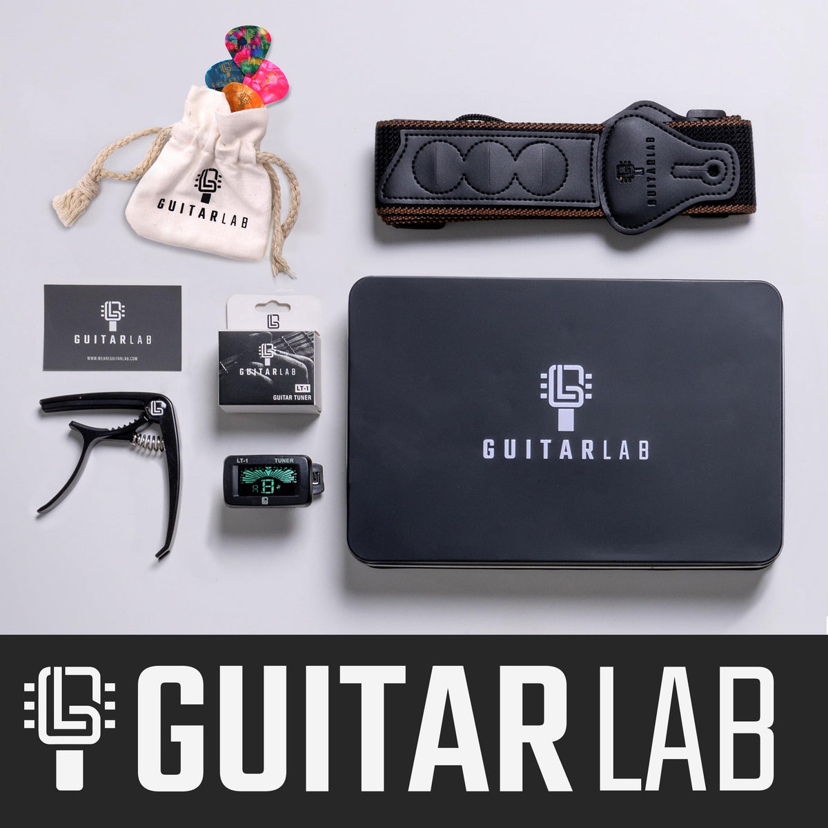 Guitar Accessories Kit - Strap, Capo, Tuner & Picks G61545
