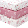 3 Pack Fitted Crib Sheets 52”x28” Y8345