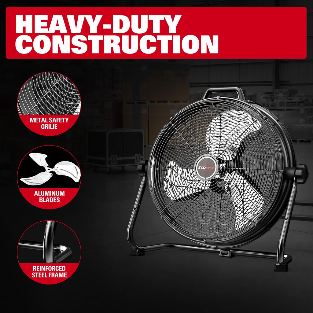 20-Inch 2300 CFM 3-Speed Industrial Drum Fan Z1913