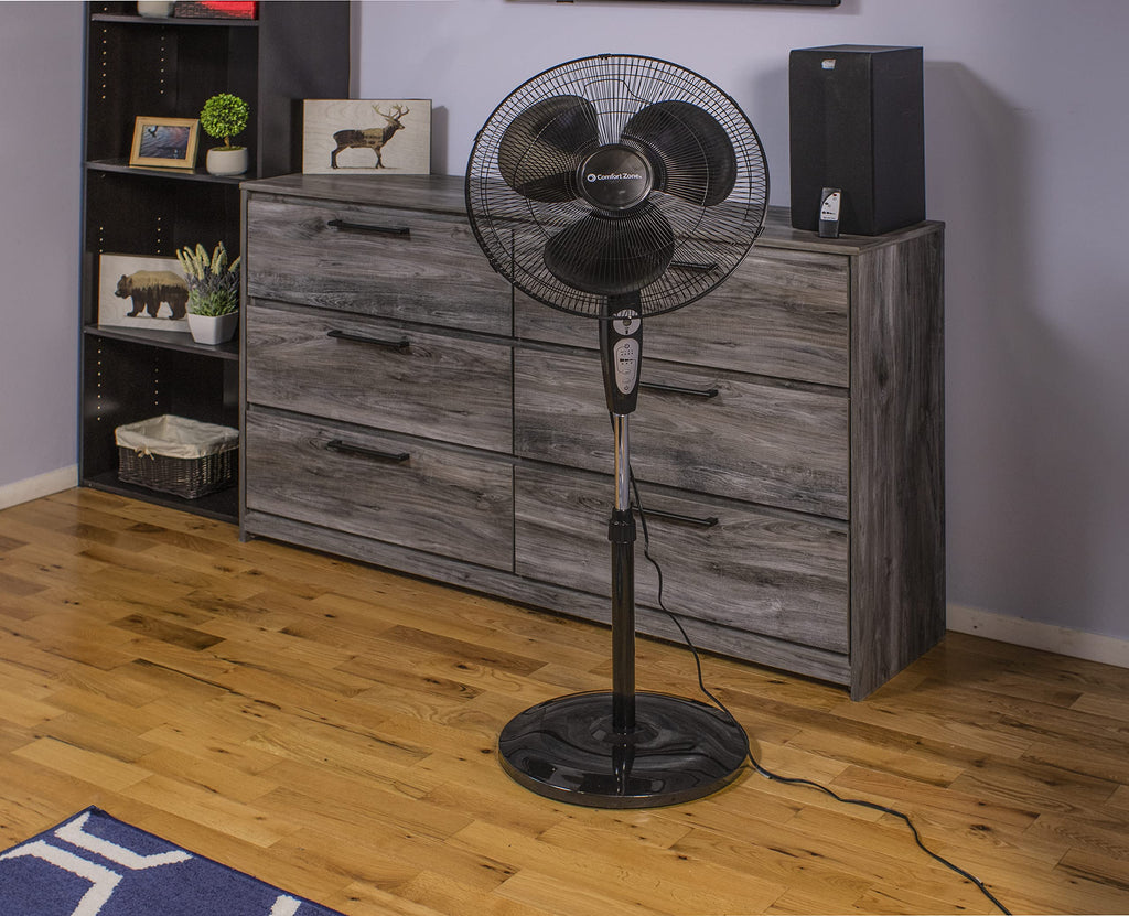 18 inch 3 Speed Oscillating Pedestal Fan with Remote Control G332