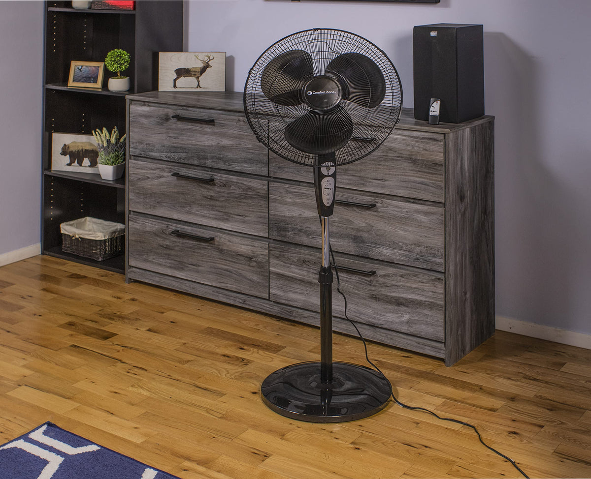 18 inch 3 Speed Oscillating Pedestal Fan with Remote Control G332