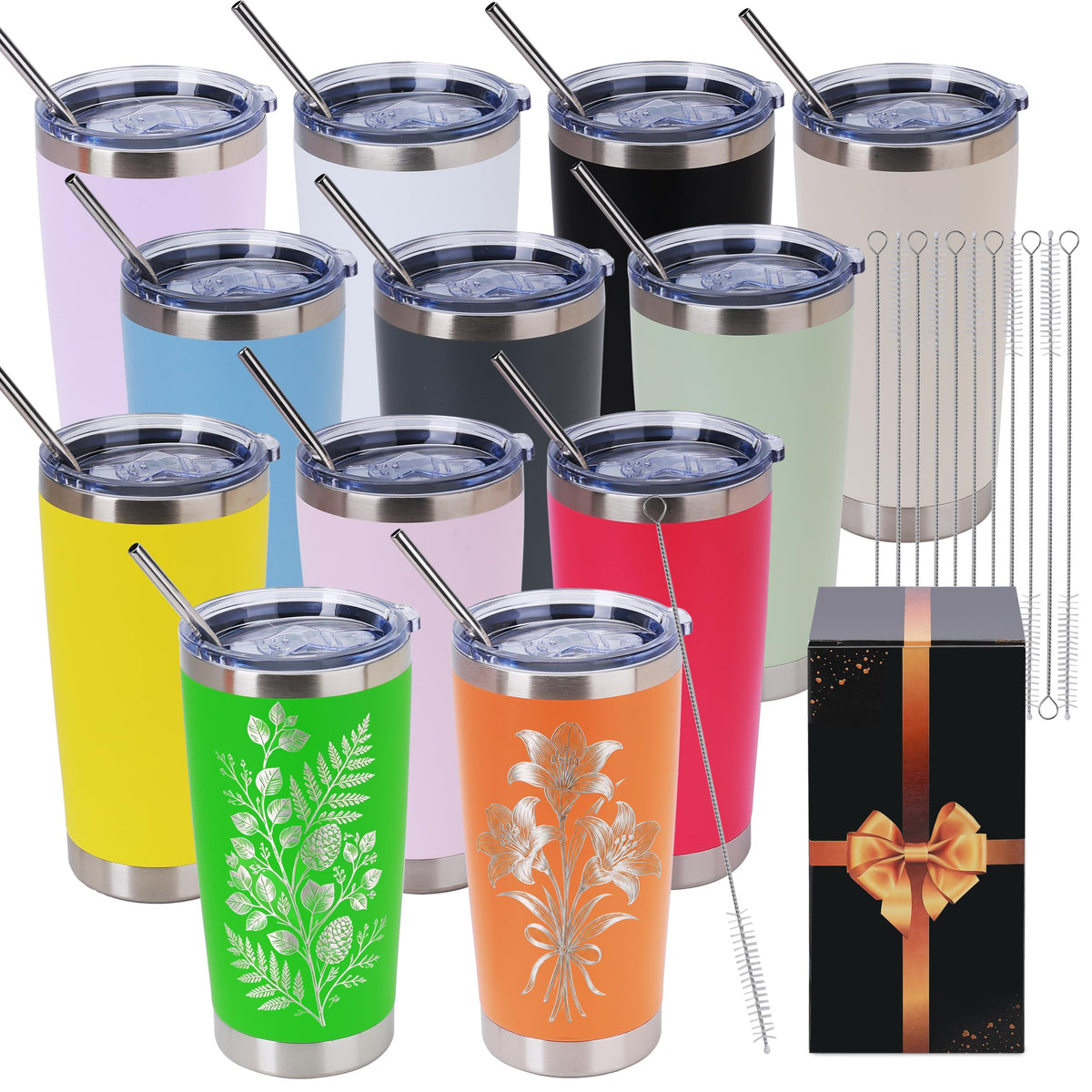 20 oz Insulated Tumblers 12 Pack Y989046