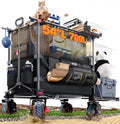700L Double Tabletop Wagon with Big Wheel N61991