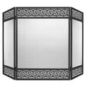 50"x32" 3 Panel Steel Fireplace Screen B5960