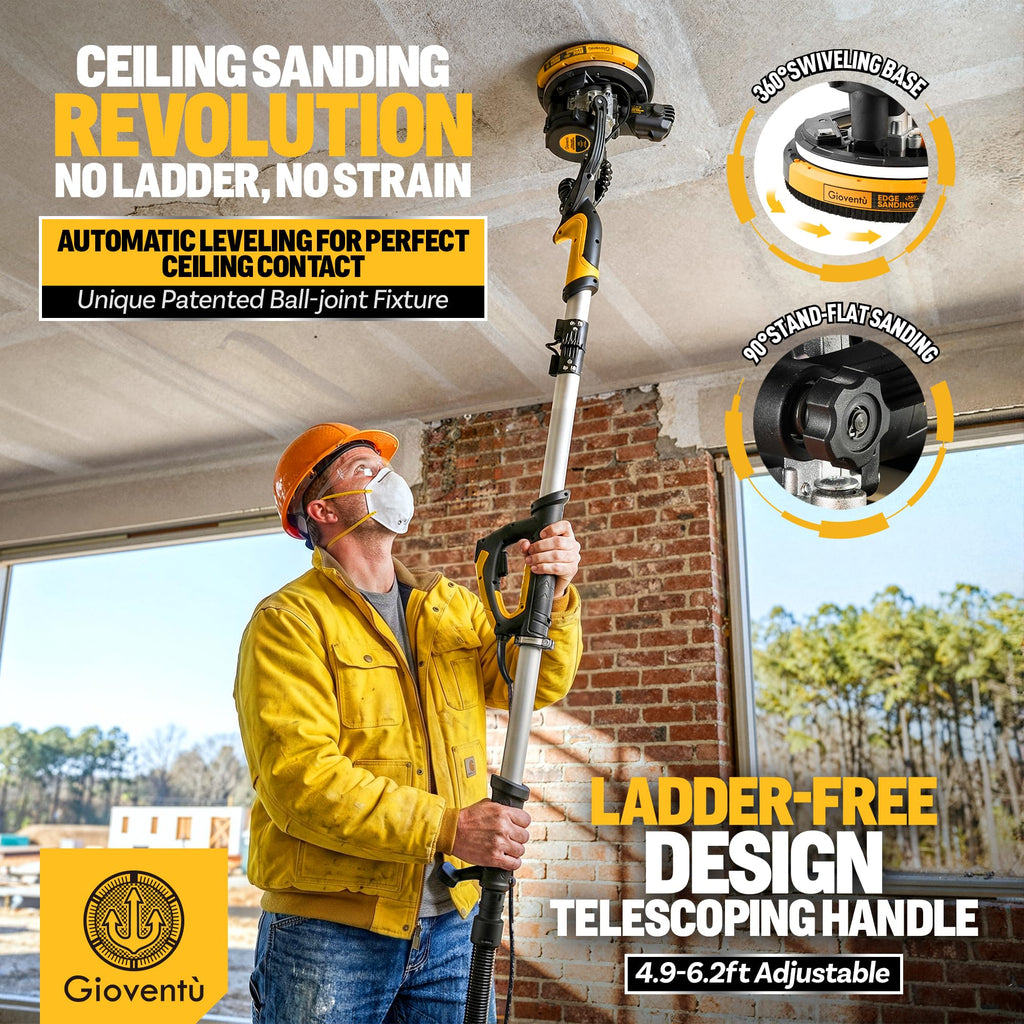 Electric Drywall Sander with Vacuum Z206