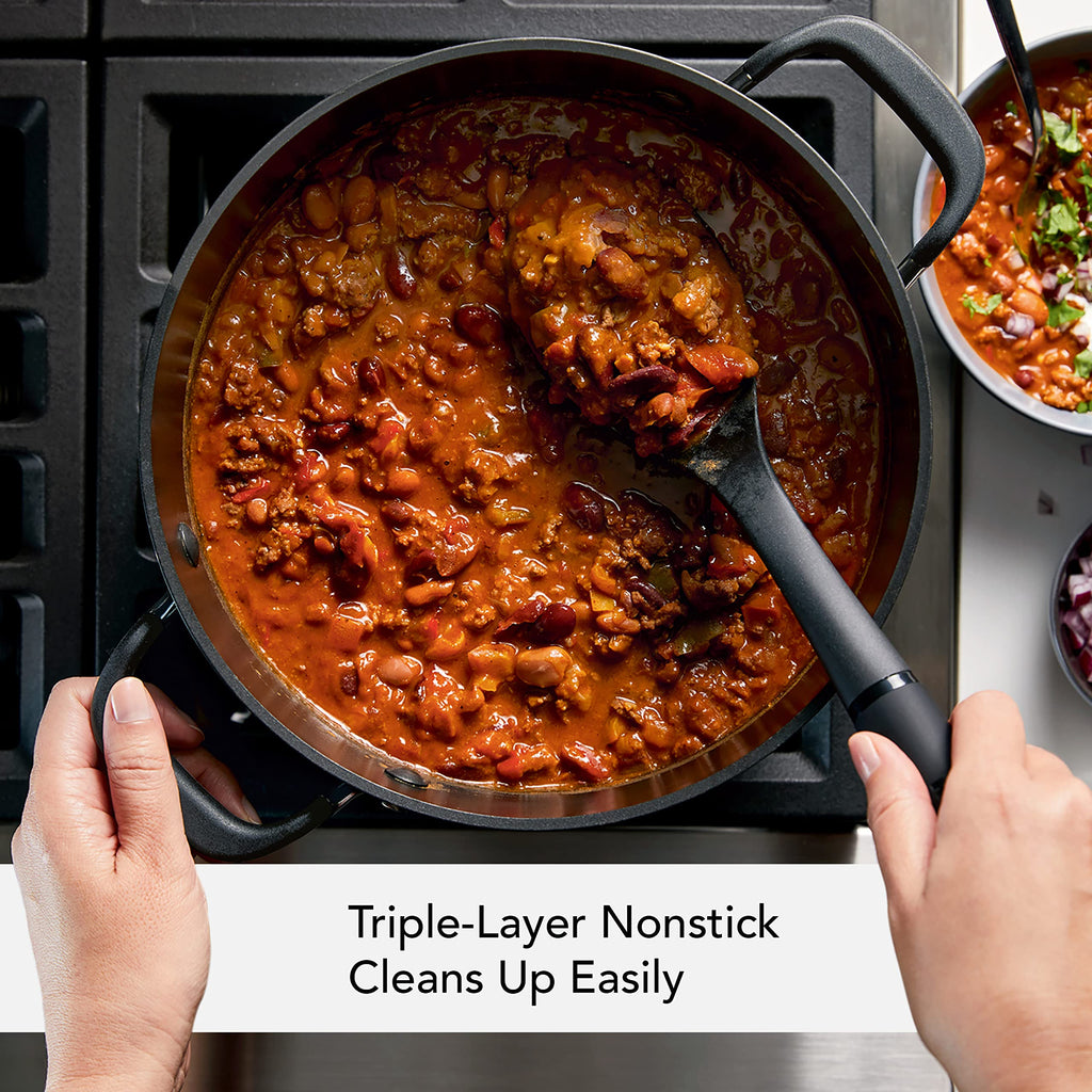 Hard Anodized Nonstick 8-Quart Stock Pot with Lid D780