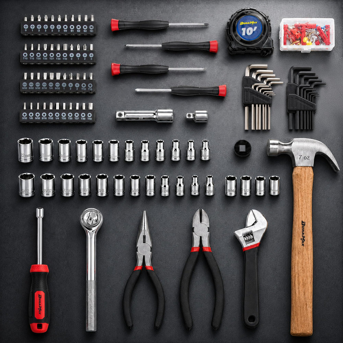 156-Piece Tool Kit with Storage Case W5364
